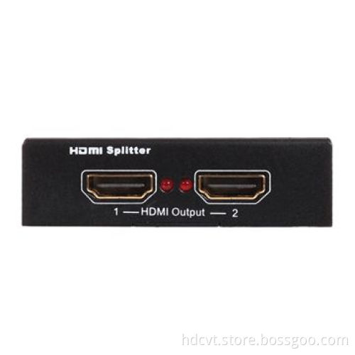 HDMI 1 x 2 Splitter, Supports 3D, with 5V DC Power Supply